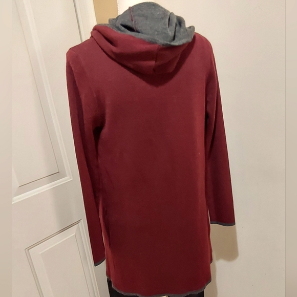 🌺 Like New BNCI Blanc Noir Open Front Sweater Jacket - Picture 5 of 13